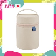 【Direct from Japan】Zojirushi Soup Jar Pouch S Size (Food Jar Size 250-400mL) Cutlery Pocket with Handle Fully Washable Beige