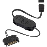 Converter ARGB 4-pin to SATA Adapter Cable Connector Hub Controller Fan