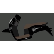 Custom transparent 2021 Scoopy striping Sticker with Medusa 666 motif