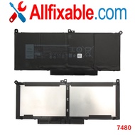 Dell Latitude 7280 7290 7490 7480 Series 4 Cells 7.6V 7500mAH F3YGT Battery Notebook Compatible Batt