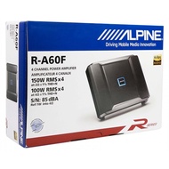 [FREE GIFT] ALPINE R-A60F CLASS D 4 CHANNEL HI RES POWER CAR AMPLIFIER 1200W MAX POWER 150W RMS POWE