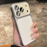 New Big Window Leather Phone Case For iPhone 17 13 14 15 16 Pro Max 16Pro 17Pro Max Case Cute Candy 