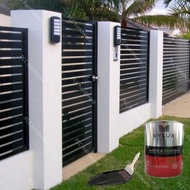 VYLUX Super Matt Black & Matt Black 5L Paints&Coatings(for Wood&Steel), matte paint cat minyak cat k