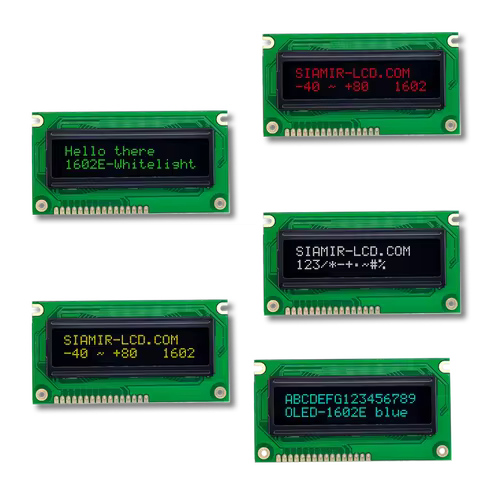 Hot Sale COB 16 PINS 84x44mm 5V Panel Balck Screen 16x2 LCD Display Module 16*2 1602 Charcter OLED