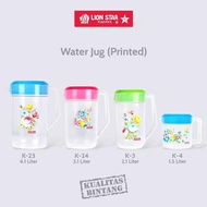 Lion Star Plastic 1.5L - 2.1L - 3.1L - 4.1L Water Jug Hot Tea Jug/