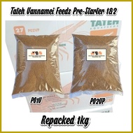 ❖ ◴ ∆ Tateh Aquafeeds Vannamei Feeds Pre-Starter 1&2 PO1-PO2 Repacked 1kg