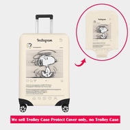 Luggage Cover HighAnti Scratch Elastic Snoopy Print Luggage Cover Suitcase Protective Cover