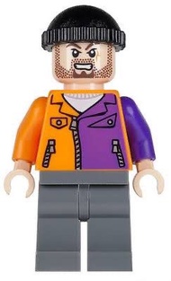 LEGO 6864 two face minifigure