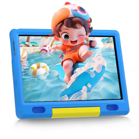 KT1007 10.1 Inch Kids Tablet Android 13 GO 6GB(2+4GB Virtual) 64GB ROM 1280*800 LCD Display 5000mAh 