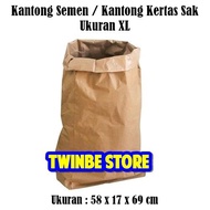 Kantong Semen 25lt / Kantong Kertas Besar / Kantong Packing Barang