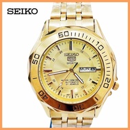 Seiko-5%Y=Men's-zcAutomaticQiHandlAMovementMdStainlessmSsteelJAwaterxWresist w/ day/date RELO