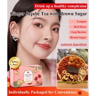 【1/2PCS】Ginger Jujube Tea with Brown Sugar Girls Brown Sugar Ginger Tea Instant Drink Tea