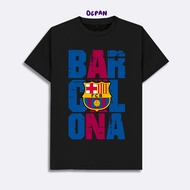 KATUN Barcelona FC Football Shirt Men's Fans Barca FC Barcelona Football Shirt Combed Cotton 24s