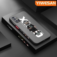 Yiเวปไซต์เคสสำหรับ Samsung Galaxy M51เคสโทรศัพท์แบบแข็งใสกันกระแทกขอบด้านข้างเคสกล้องซิลิโคนมีแบรนด์ทันสมัย