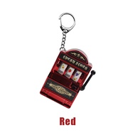 Gantungan Kunci Model Mesin Jackpot Slot Lucky Machine Keychain