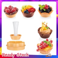 ❉Egg Tart Tamper Double Side Portable Egg Tart Outer Pastry Crust Mold Tart Molds Pastry Dessert Mou