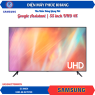 Điện Máy Phúc Khang x Samsung | SMART TV 55 Inch UHD 4K Samsung UA55AU7700KXXV (AU7700)