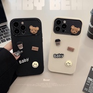 For IPhone Case 11Pro Max IPhone 12 13 14 15Pro Max Drop Resistant IPhoneX XR IPhone XS MAX IPhone 7 Plus 8 Plus Soft IPhone 14 15 Pro Cute Bear Toy Accessories IPhone 7 8