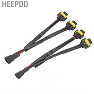 HEEPDD 2 Pcs H11 H8 H9 Extension Wiring Harness Male to Female Headlight Splitter Wire with 18 AWG C