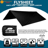 TENDA FLYSHEET WATERPROOF 4X6 3X4 3X3 3X2 CAMPING TENT THICKNESS 19 HOLES FLY SHEET WATERPROOF TENT 