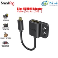SmallRig 3021 Ultra Slim 4K Adapter Cable A to D for BMPCC 4K & 6K/for Sony A7SIII/for Panasonic