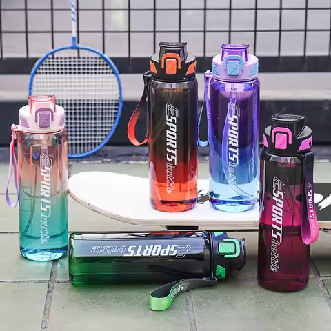 950ml/31oz 700ml/24oz Outdoor Straw Sports Water Bottle for Fitness Suitable Birthday Gifts And Fitn
