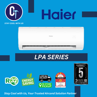 Haier R32 New LPA Series Non Inverter Air Conditioner (1.0HP-2.5HP) / Professional Aircond Installation