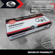 Original Gates PERODUA VIVA 660 KANCIL TURBO L5 DAIHATSU MIRA L9 AVY TIMING BELT KIT SET