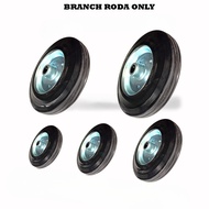 Rubber Wheels Trolley Branch Only 3 And 4 Inch – Rubber Wheels Trolley Push Dolly Kart Trolley