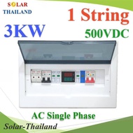 Breaker Set Solar On Grid 3KW 1 String Not Exceeding 16A 500V Single phase 25A 15way Meter Model OnG