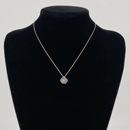 【二手】TIFFANY&Co. Return to Tiffany 心型吊墜鑲鑽項鍊，Ag925銀，2.92克，銀色