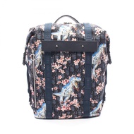 [Used] Dior Backpack DIOL x Hajime Sorayama Dinosaur Robot Oblique 03-BO-0139 Navy/Multi Nylon Leath