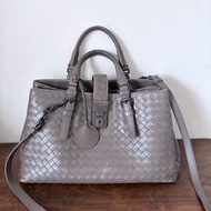 Bottega Veneta bv vintage classic leather 2way shoulder bag handbag 經典中古復古編織格子格仔醫生包手提袋兩用袋上膊斜孭袋#V387