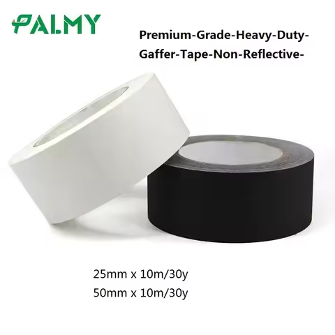 Premium Grade Heavy Duty Gaffer Tape Non-Reflective Multipurpose Water Resistant Floor Tape For Elec