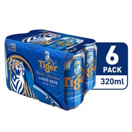 Tiger Lager Beer Can 6x320ml (Laz Mama Shop)