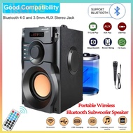 Speaker Bluetooth Bass Bluetooth Speaker + MIC Sonicgear Speaker Support FM Radio TF AUX USB Stereo 