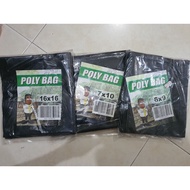 POLY BAG BIASA/UV POLYBAG NURSERY/PLASTIK TANAM/PLANTER BAG/BIG MEDIUM SMALL 200GM