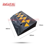 Rubber Ramp Car Access Ramp Triangle Pad curb plate steps uphill slope road slope ladder I 480mmx300
