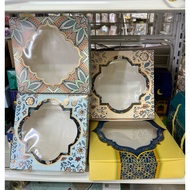 BATIK WINDOW GIFT BOX 8 X 8 X 2.5" / 10 X 10 X 2.5" KOTAK KUIH LAPIS TALAM BOX