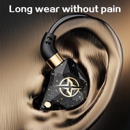 Wired Earphone with Mic V Deep Bass Dynamic Black Diamond Stereo In-Ear Monitor Earpiece Headset Lig