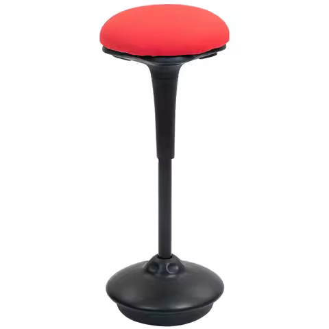 For HOMCOM Backless Wobble Chair, Adjustable Active Ergonomic Stool Chair, with Rocking Motion, Padd