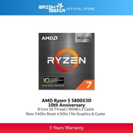 AMD Ryzen™ 7 5800X3D Gaming Processor 10th Anniversary
