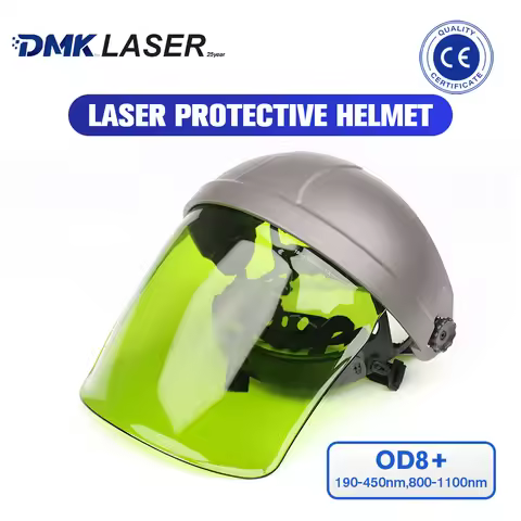 DMK Laser Welding Helmets Protective Mask Electronic Welder Mask CE 190-450&800-1100nm OD8+ for Oper