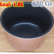 Black non-stick rice cooker 1.8 L, weighs 650 gr (inner, core, 1 liter 8, 1L8 - 1.8Liter - 1.8 liter