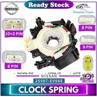 【 Nissan Livina / Navara / Latio  】 Airbag Spiral Cable / Clock Spring ( 8 Pin / Single / 25564/2556