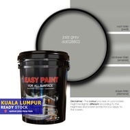 18 Liter - JAZZ GREY DD028802, Easy Paint All Surface for interior & exterior wall, wood and steel.