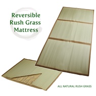 Made In Japan Ikehiko Brand Rush Grass Tatami mattress-Tappuri Reversible Mat 3sizes direct from Japan Sleeping Mat Fllor mat Foldable Mattress