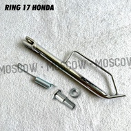 STANDAR SAMPING RING 17 HONDA YAMAHA CHROME HITAM IMPORT TEBAL R17 26CM CAGAK SAMPING JAGANG SAMPING