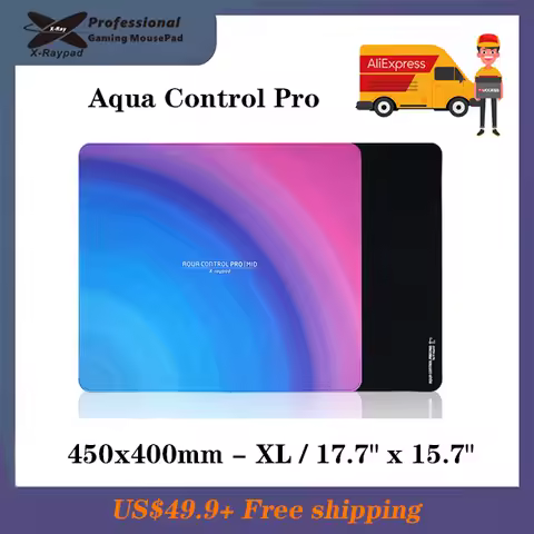 450x400x4mm X-Raypad Aqua Control Pro MID Gaming Mouse Pads – AC PRO MID Valorant Esports EG Jawgemo