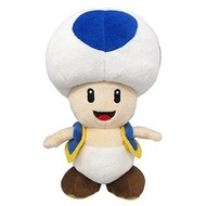 Super Mario ALL STAR COLLECTION系列公仔 doll AC31 奇諾比奧 kinopio Toad 藍色 S size 20cm